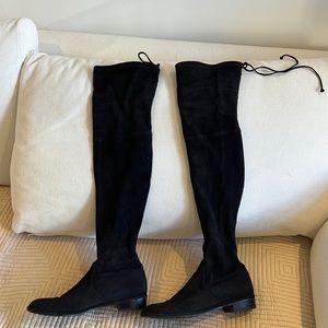 Black Stuart weitzman Lowland boot